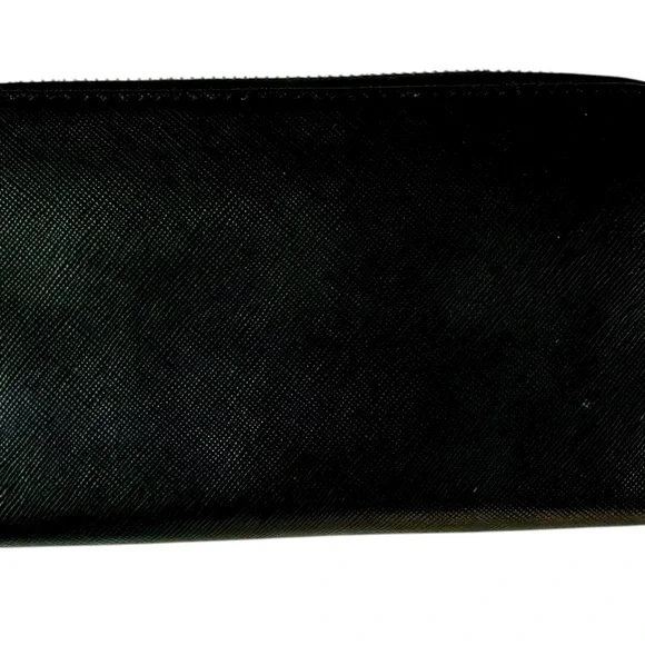 Tory Burch Zip Around Continental Wallet in black - Picture 11 of 12